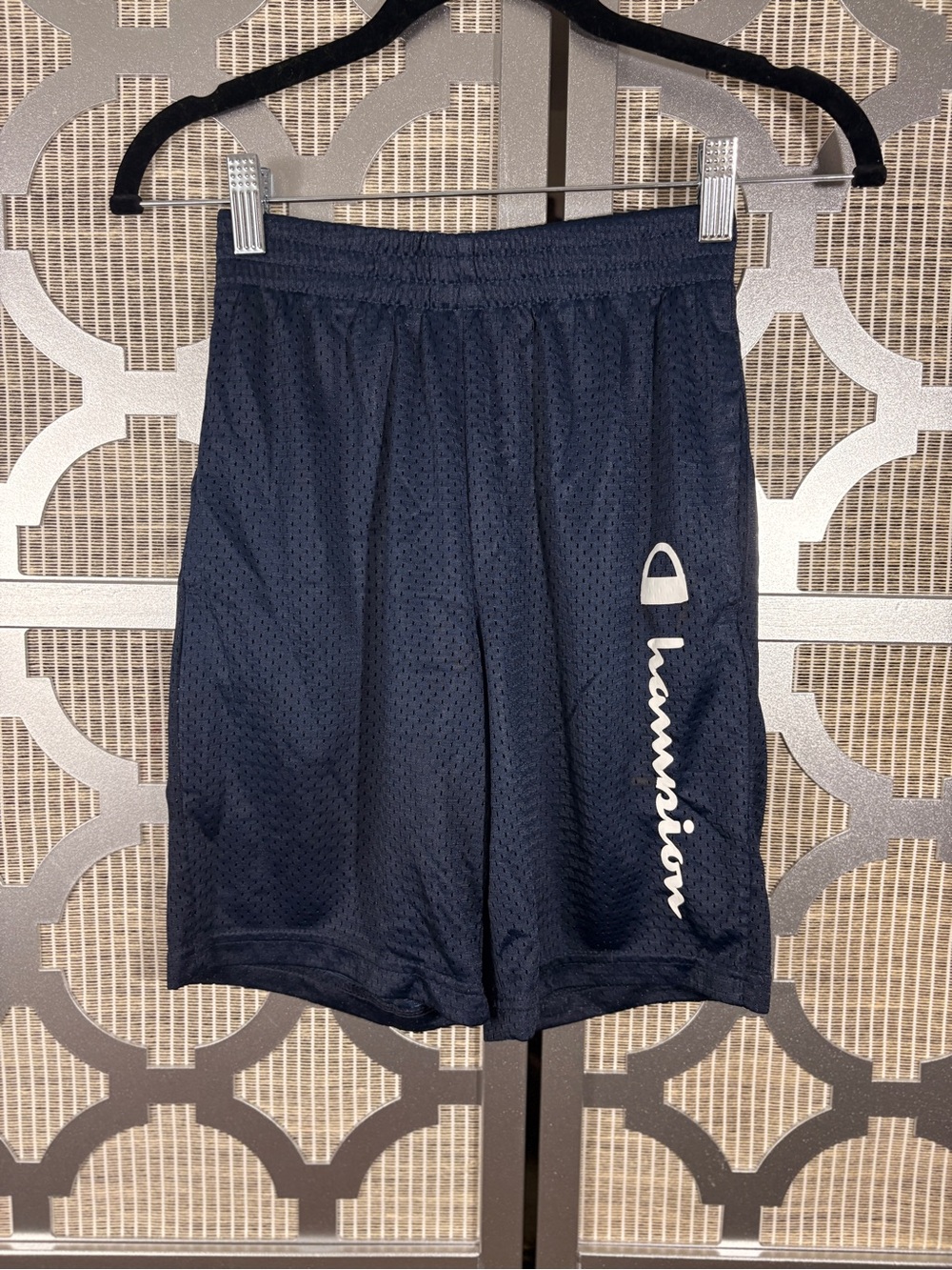 Champion Men’s Navy Mesh Athletic Shorts